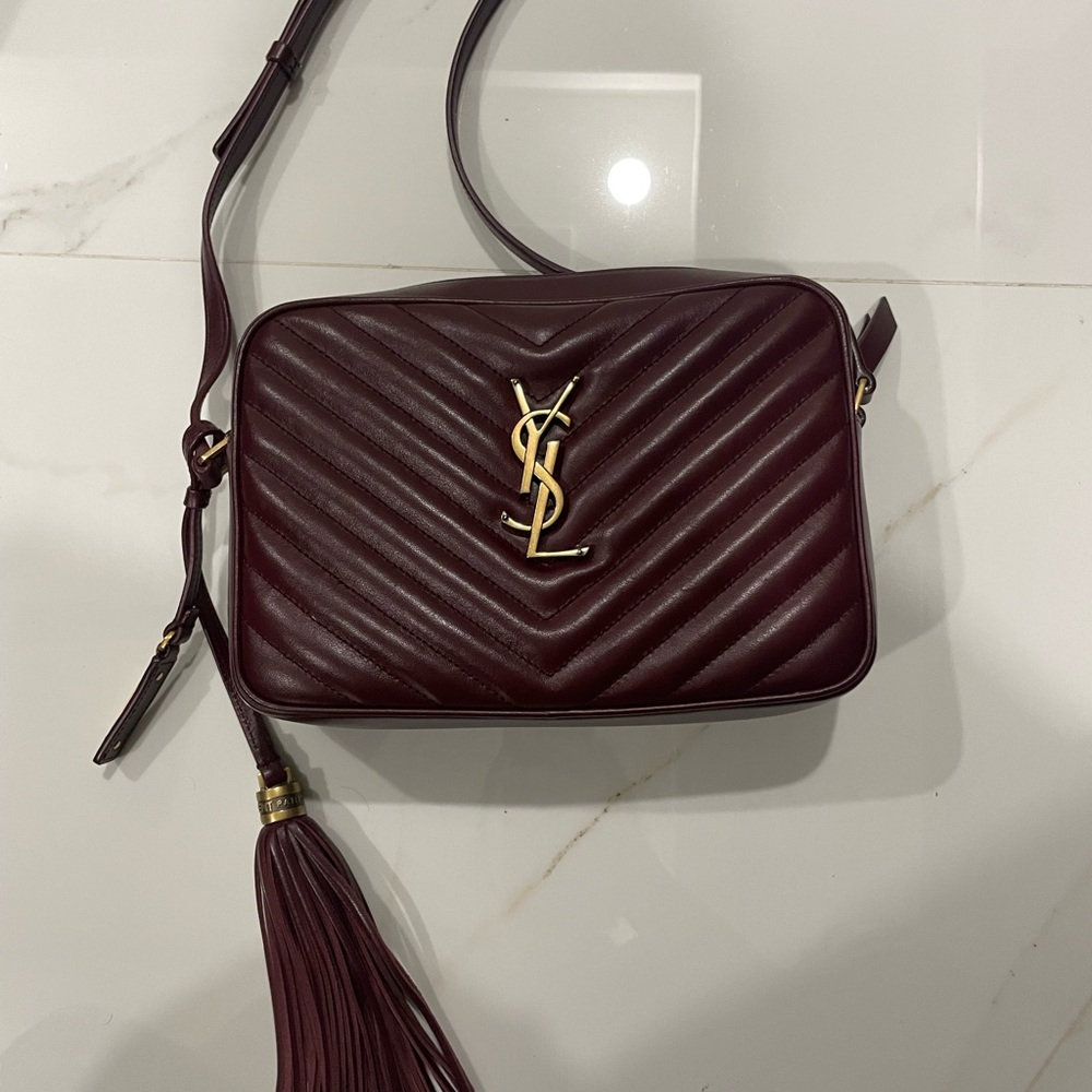 YSL Yves Saint Laurent Monogram Lou Camera bag